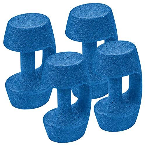 BECO AquaHantel BEbell Set 4-TLG., je 1 Paar Größe S, M