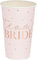Miss Lovely XXL Party-Becher JGA Team Bride roségold Kupfer Blush rosa gepunktet Einweg-GeschirrTisch-Deko Junggesellinnenabschied Junggesellen-Abschied Party Accessoires
