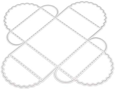 Koobysix Stanzschablone, Scrapbooking Prägeschablonen Stanzformen Schablonen Für Scrapbooking, Fotopapier, Karten, Handwerk Prägen DIY Herstellung Geburtstag Geschenk,Geschenk Box