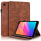 Aswant Huawei MatePad T8 Funda de Cuero PU Función de Soporte de Folio Cover Tablet con Ranura para Tarjeta y Cinturón Antideslizante para Huawei MatePad T 8 8 Pulgadas 2020 Árbol en Relieve Marrón