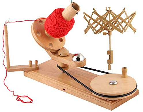 Hand Operated Yarn Ball Winder | Swift, Yarn, Wool, and String Holder| Knitting & Crochet Accessories Galaxy Indiacraft