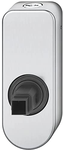FSB 0 34 0000 17051 6204 Fenstergriff Adapter-Rosette oval abschließbar, Edelstahl matt,