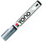 Marabu YONO 12400103082 Marqueur en argent 082 - Stylo acrylique polyvalent avec pointe ogive japonaise de 1,5 à 3 mm, à base d'eau, résistant à la lumière et à l'eau, pour presque toutes les surfaces