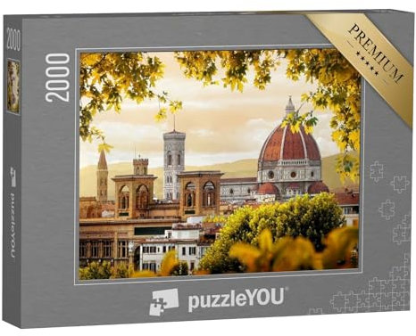 puzzleYOU: Puzzle 2000 Teile „Kathedrale Kathedrale Santa Maria del Fiore in Florenz, Italien“ – aus der Puzzle-Kollektion Florenz