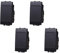 Invertitore 1P 16A Unipolare, Compatibile Con Bticino Living Light (4 Pezzi, Nero)