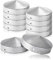 BigDean 10x Pfostenkappe rund 100x100mm Stahl verzinkt Pfahl Pfosten Schutzkappe Schutzhaube Pfostenabdeckung Zaunpfosten Abdeckkappen Pyramidenform Schutzhaube Abdeckkappe für Zaunpfosten