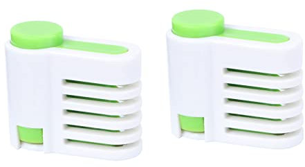 UPKOCH 2pcs 5 Schichten Tortenboden Schneidhilfe Kunststoff Dessert Sandwich Für Geschnittene Laibdicke Bagelschneider Gebäckscheibe Gadgets Schichtung Schneideschichten Käsekuchen
