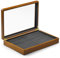 Oirlv Massivholz 9 Slots Schmuckkästen für Ring Ohrringe Aufbewahrungskasten,Schmuckkästchen damen,Display Box,Trinket Organizer