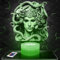 Nachttischlampe Medusa Gorgon Mythologie deko Griechisch Antik. Geschenkidee Mann objekt Medusa Gorgon Mythologie Nachtlicht Erwachsene deko Zimmer.