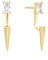 Ania Haie Damen-Ohrstecker 925er Silber Zirkonia One Size Gold 32026262