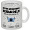Bitte schonend behandeln - 40. Geburtstag Glas Tasse Tasse als Lustiges Geschenk für Männer Geburtstag Alter Kerl Sorgsam Waschen