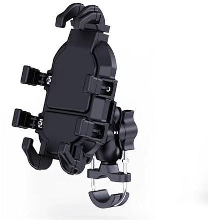 PLOUIA Motorrad Handyhalterung für Honda Forza 125 Forza 250 Forza 300, 360° Drehung Einstellbare Motorrad handyhalterung, Anti-Shake Stoßdämpfender Easy Install,Handlebar Style