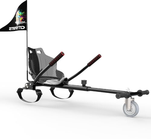 Hoverboards Go Kart, Hoverboards mit Sitzaufsatz Hoverkart,- Verstellbarer Hoverkart-Sitz für elektrische selbstbalancierende Scooter - Passend für alle Hoverboard-Größen - 6,5, 8 und 10