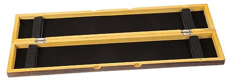 Parliky Angelgerät Holzkiste Große Kapazität Holz Angelposenkasten Wasserabweisend Multifunktional Für Angelausrüstung Und Angelköder Aufbewahrung Zum Angeln