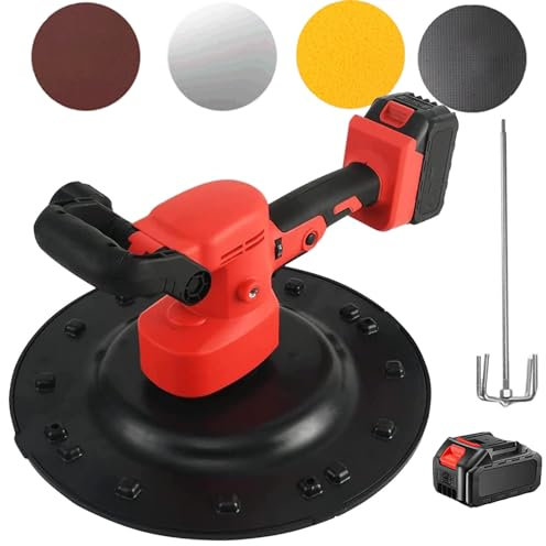 Ponceuse excentrique Truelle à mortier pour mur en béton multifonctionnelle, truelle murale électrique, truelle à béton, bétonnière