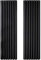 Joydeco Vorhänge mit Verdeckten Schlaufen 2er Set,H 220 x B 140 Schwarz Verdunkelung Blickdicht Vorhang Stangendurchzug Gardinen Blackout Curtains Schlafzimmer Wohnzimmer