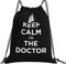Klapprucksack Bleib Ruhig, Doktor Gym Bag Gemustert Turnbeutel Mit Kordelzug Unisex Reiserucksack Für Kinder, Mädchen, Jungen, 36X42Cm