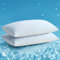 Deodar Kopfkissen 40x80 cm 2er Set Memory Foam Pillow Kühlendes Kissen Ergonomischer Komfort Antibakterielles Kissen Komfortables weiches atmungsaktives Kissen Schlafkissen für Seiten Rücken
