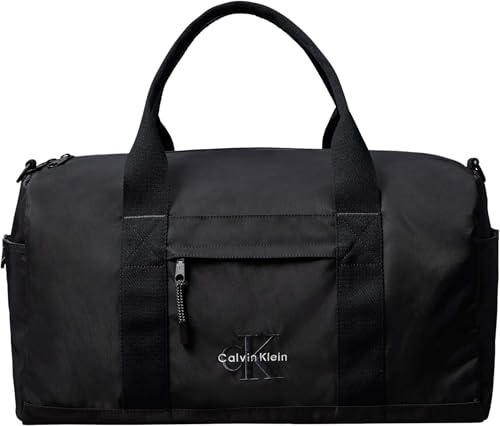 Calvin Klein Herren Duffle Bag Tasche Bold Duffle Groß, Schwarz (Black), Einheitsgröße