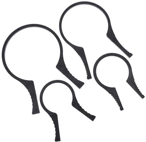 EXHUMKY 4pcs Camera Lens Filter Remover Wrench Set for Removing Clogged Filters Black Plastic Material