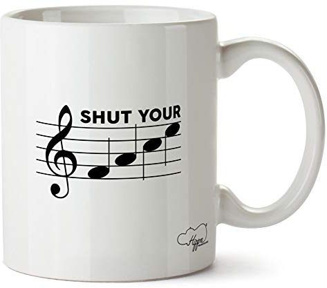 Hippowarehouse Shut Your Face Printed Mug Cup Ceramic 10oz