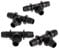 Mtsooning 20PCS Garden Hose Connector, 13mm Barbed Tee Drip Sprinkler Hosepipe,Irrigation Water Pipe Joints Watering System Parts