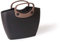 G.F. GF Garden, FOR The Living Bag 2, Einkaufstasche aus Kunststoff, mit kurzen Henkeln, Farbe Schwarz