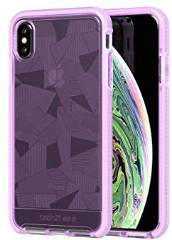 tech21 Evo Edge Phone Case with 12ft Drop Protection for Apple iPhone Xs Max - Orchid