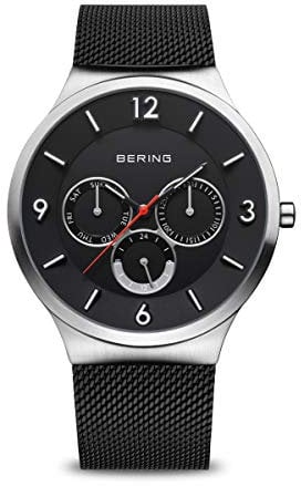 BERING Herren Uhr Quarz Movement - Classic Collection mit Edelstahl und Saphirglas 33441-102 - 3 ATM