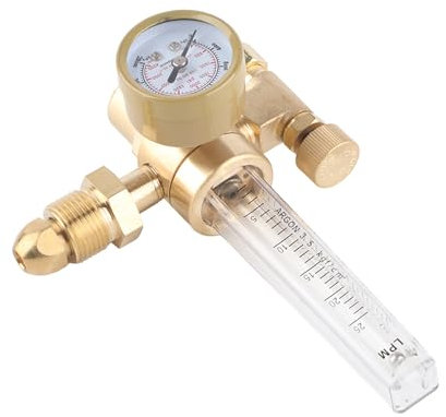 G5/8‑14 CGA580 Argon Flowmeter Regulator Mig Tig Welder Welding Regulator Gauge Argon Regulator with Flow Meter