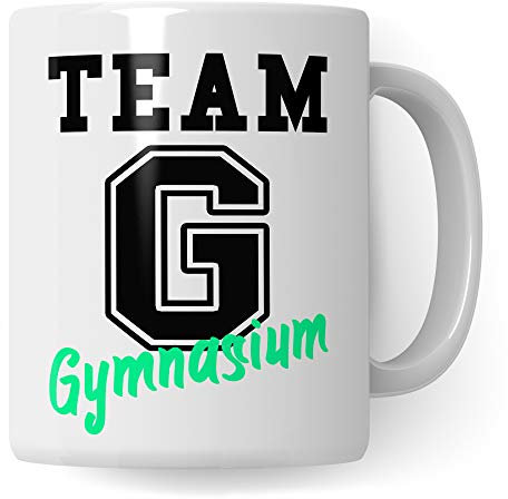 Pagma Druck Tasse Gymnasium 5. Klasse, Übertritt Grundschule Gymnasium Geschenk, Becher Geschenkidee Übergang Gymnasiast, Kakaobecher Schule Schüler