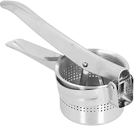 Potato Ricer,3 in 1 Stainless Steel Potato Ricer Mashers Fruit Vegetable Presser Manual Juicer Squeezer for Kitchen