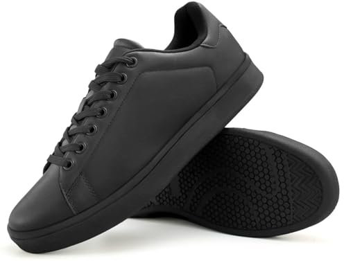 Hawkwell Herrenmode Leichte Turnschuhe lässige Wanderschuhe Uniform Schuhe,Schwarz EU 43