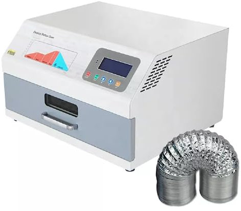 Four à réécoulement cyclique chaud infrarouge 2400 W pour soudure PCB