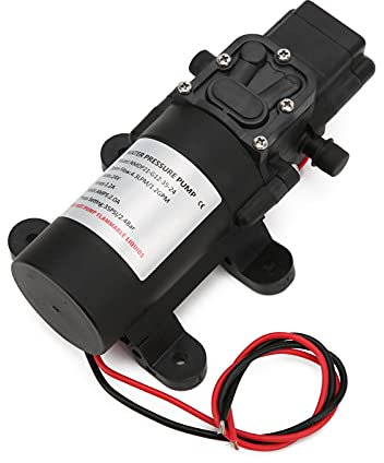 Pompe à Eau électrique 24 V, 1,2 GPM 35 PSI, Auto-amorçante, Protection contre la Corrosion, pour Nettoyer les Bateaux, les Aquariums, les Camping-cars, les Caravanes
