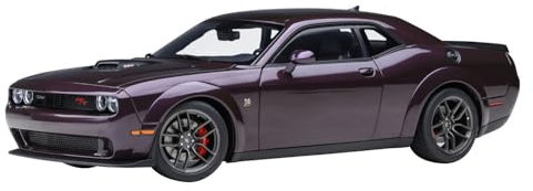 2022 Challenger R/T Scat Pack Widebody Hellraisin Purple Metallic 1/18 Modellauto von Autoart 71771
