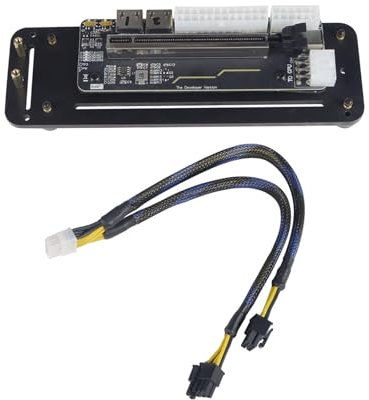 HOOLRZI Scheda grafica Base di Montaggio Verticale Notebook Scheda Grafica Esterna Dock Esterna M.2 Disco Solido Espansione Dispositivo Laptop Gaming Scheda Grafica Dock