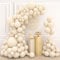 Palloncini Sabbia Bianca, Kit Arco 110 Palloncini Beige Crema per Compleanno, Battesimo, Baby Shower Decor (18/12/10/5 Pollici)