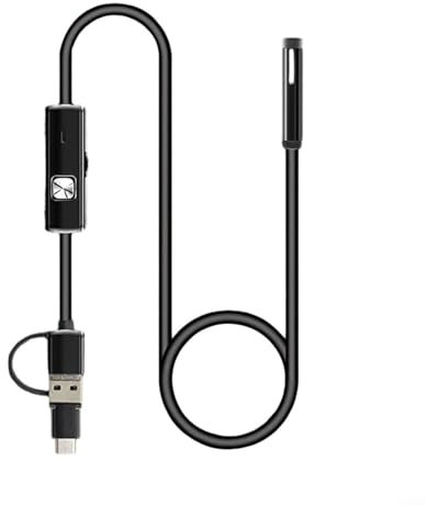 5 5 mm Endoskopkamera, 3-in-1 für Android und PC, HD-Inspektionskamera (3,5 m)