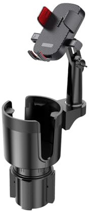 YMQXWZDR Auto Becherhalter Handyhalterung für BMW X1 F48 2015-2019,Getränkehalter Multifunktion 2 in1 Verstellbare Lüftungshalterung Schwenkbar Zubehör,A3-C