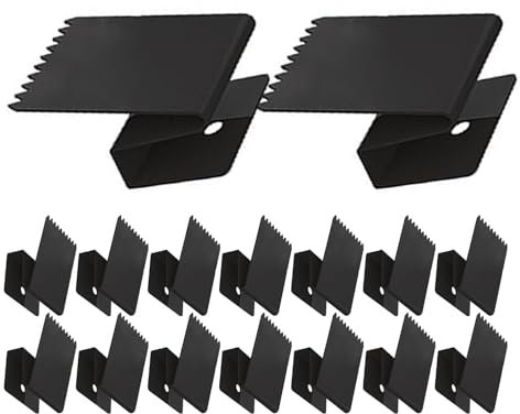 Clips de ventana de viento fuerte, clips reutilizables para puerta de tormenta, protección contra tormentas de ventana, clips de ventana de madera contrachapada, 16 clips de ventana, clips de tablero