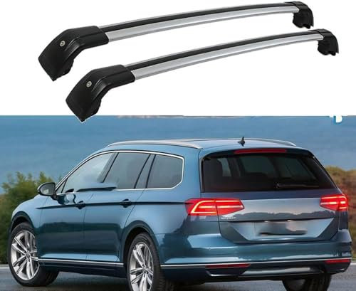 Dachgepäckträger Querträger für VW Passat Variant B8 (3G5, CB5) 2015-2022, Geringe Windgeräusche, Anti-Rost Hoch Belastbar Abschließbar
