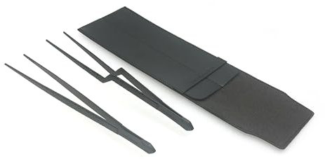 CREATIVECHEF Juego de Pinzas Profesionales de Acero Inoxidable de 10 Pulgadas, Multiusos para Barbacoa, Chapado y Servir - Regalo Culinario