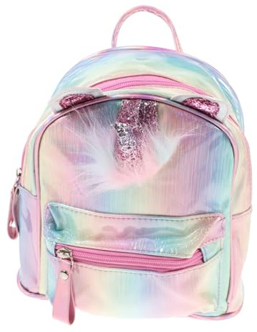COLLBATH Pailletten Einhorn Rucksack Gold mit Reißverschluss für Kinder