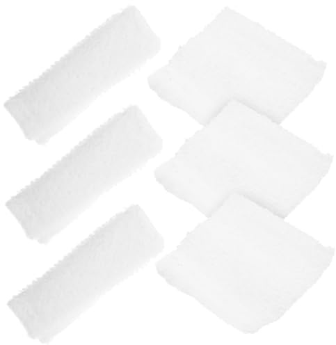 FRCOLOR 2 Sätze Maske Brille Ohrpolster Nase Nasal Piercing Schnapsgläser Schützende Ohrpolster Anti-schmerz-ohrpolster Gehörschutz Ohrpolster Für Handtuch Weiß 8 Stück * 2
