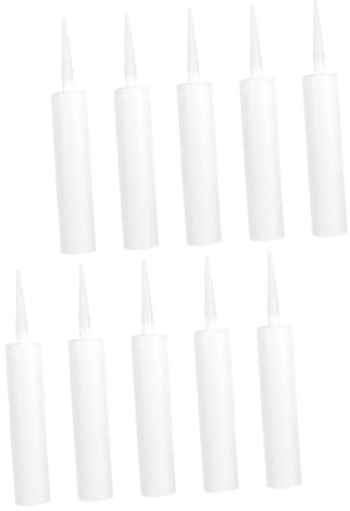 Holibanna 10stücke Leere Kartuschen Für Fliesen Nachfüllbare Dichtmittelkartuschen Wiederverwendbare