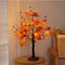 24 LEDs Herbstdeko Ahornblatt Baum Licht, 60cm Lichterbaum Für Innen Herbst Deko Lichterbaum mit Timer, AA Batterie/USB Betriebene Baumlampe Innen für Weihnachten Party Hochzeit Herbst Deko
