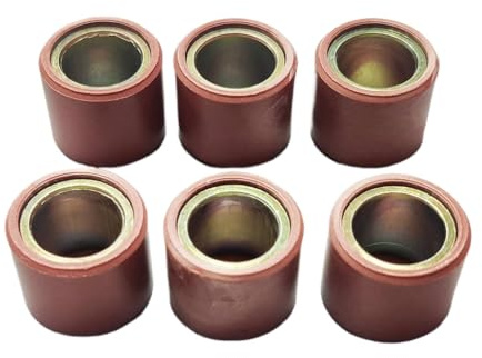 6pcs 21x17mm 13.8g Variator Clutch Roller Weight Tuning Kit Kompatibel mit 125 200 250 300 Carnaby Scarabeo Sport City