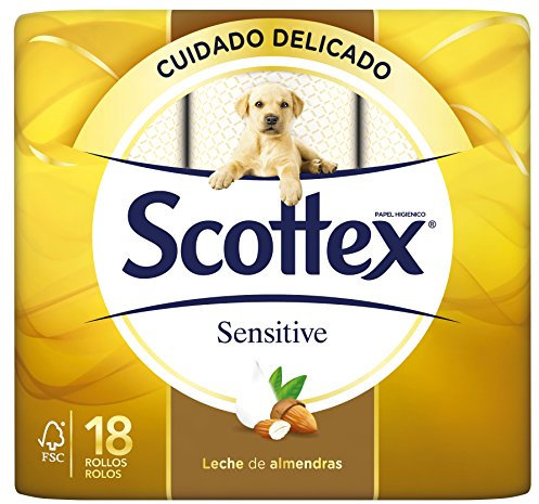 scottex Sensitive papier toilette 18 Rollos