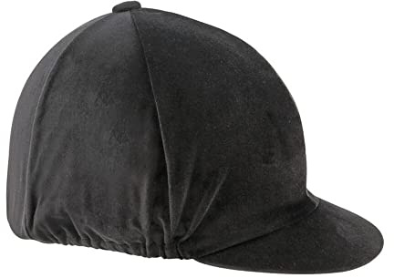 Shires Velvet Hat Cover - Adults Unisex - Gray - One Size - Formal Luxe - Birthday - Equestrian - Horse Riding - Accessory
